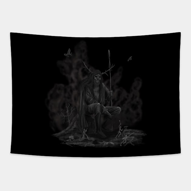 God of War Tapestry by fishtailedgoat