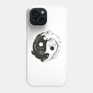 Yin Yang Axolotl Phone Case