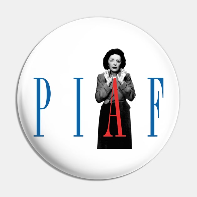 Edith Piaf - Little Sparrow Pin by PLAYDIGITAL2020