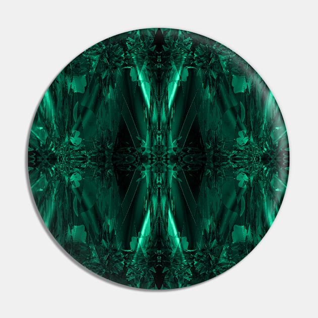 Etched Curtain in Jade Pin by ArtistsQuest