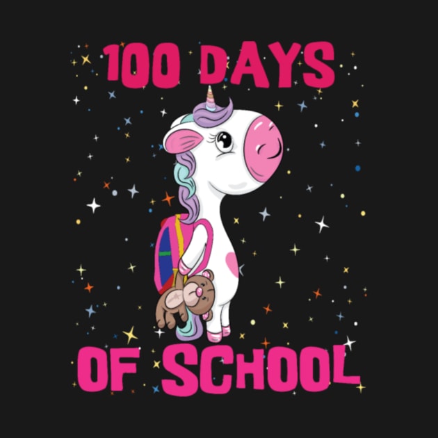 Happy Magical 100 Days Of School - Unicorn 100 Day by Kink4on