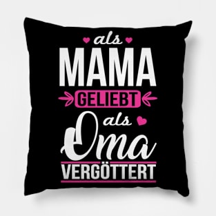 Als oma vergöttert (White) Pillow