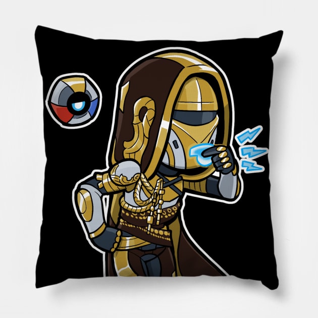 D2 Solstice Hunter Pillow by fallerion