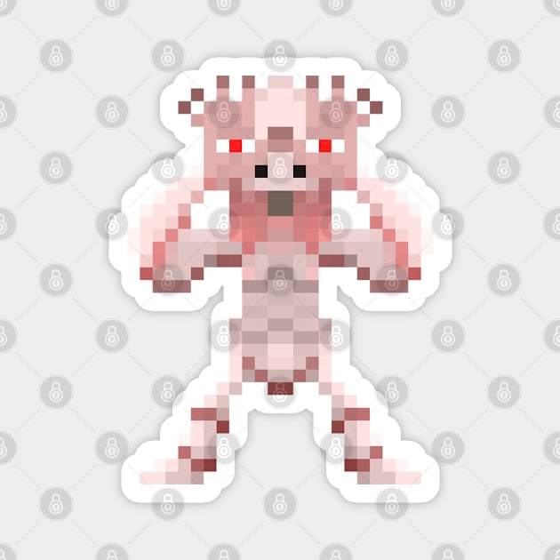 Pale Man Magnet by badpun