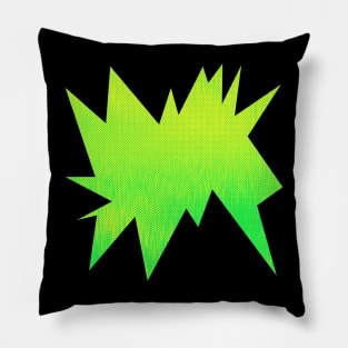 Dynamic Halftone Explosion: A Funky and Edgy Design Pillow