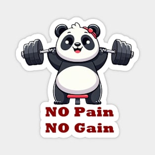 No Pain No Gain - GYM Fundamental Magnet