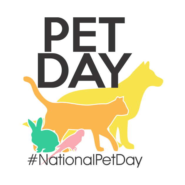 National Pet Day National Pet Day TShirt TeePublic