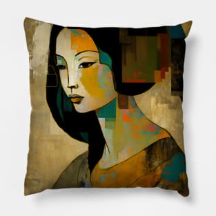 Asian Abstract #6 Pillow