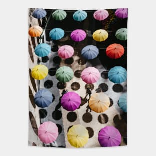 Colourful Umbrellas Tapestry