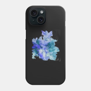 Splashes of Teal and Purple Phone Case