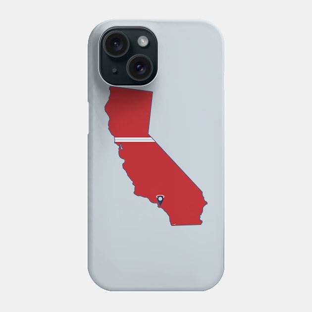 Los Angeles (Anaheim) Baseball Phone Case by doctorheadly