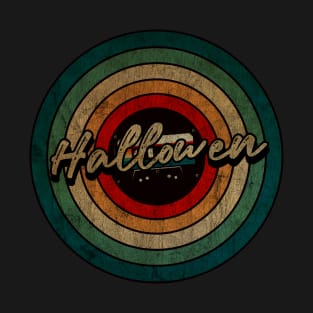 Hallowen -  Vintage Circle kaset T-Shirt