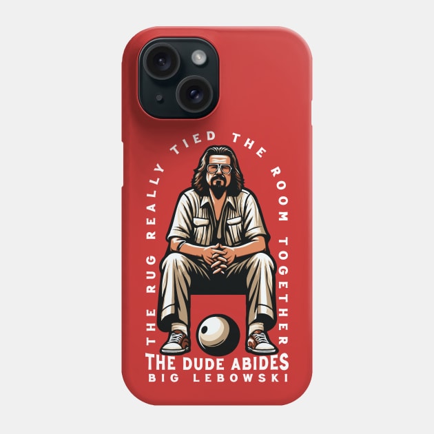 Big Lebowski // The Dude Abides Phone Case by Trendsdk