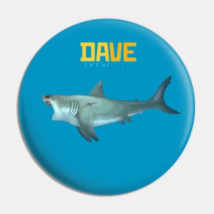 DAVE the diver Fan Art - Great White Pin