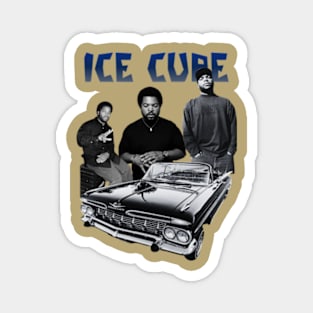 Retro Ice Cube Graphic 🧊 Magnet