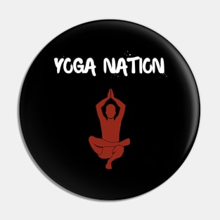 Yoga Nation Pin