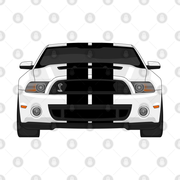 MUSTANG SHELBY GT500 WHITE by VENZ0LIC