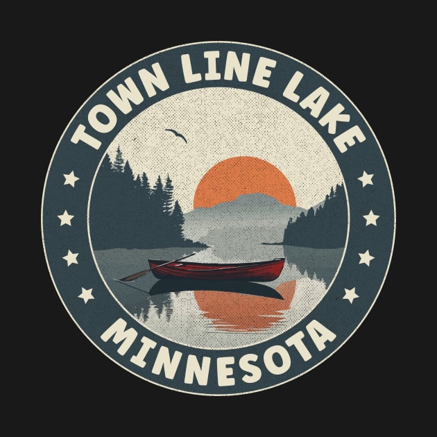 Town Line Lake Minnesota Sunset by turtlestart