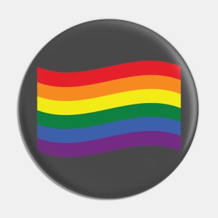 Rainbow pride flag Pin