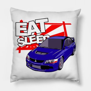 Eat Sleep JDM Lancer EVO Pillow