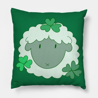 Clover Sheep Face Pillow