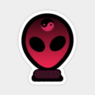 Genesis Streetwear -  Alien Red Head Magnet