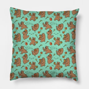 Pattern Honey Bears by Tobe Fonseca Pillow