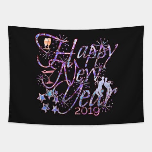 Happy new year 2019 Tapestry