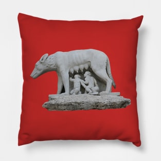 Capitoline Wolf Roman Empire Symbol Pillow