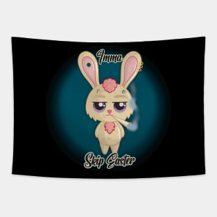 Imma Skip Easter Bad Bunny Rabbit Tapestry