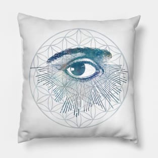 Flower of Life - Eye of the Believer Pillow