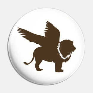 A lion with wings Pin