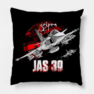 Gripen JAS-39 Swedish Fighterjet Pillow