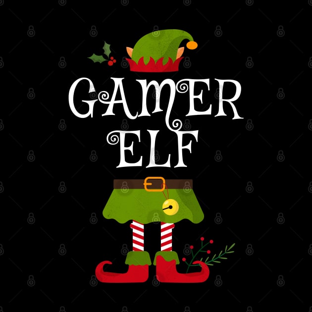 Gamer Elf Shirt , Family Matching Group Christmas Shirt, Matching T Shirt for Family, Family Reunion Shirts by bkls