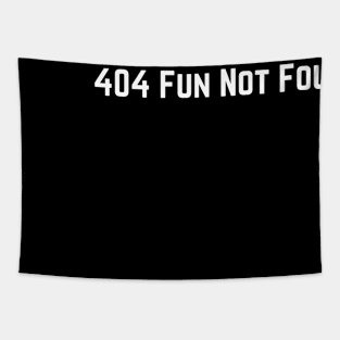 404 Fun Not Found (text v2) Tapestry