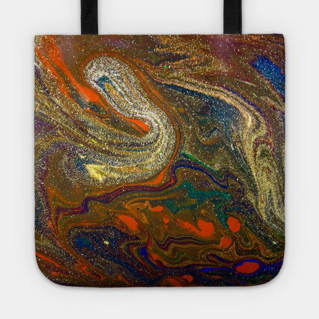 Abstract Glitter Painting Abstract Tote Teepublic
