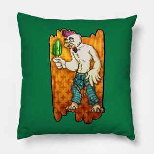 Goof the Chicken - Clothing Design Pillow