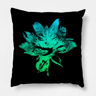 Abstract Lotos Pillow