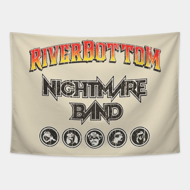 River Bottom Nightmare Band Tapestry by Jazz In The Gardens