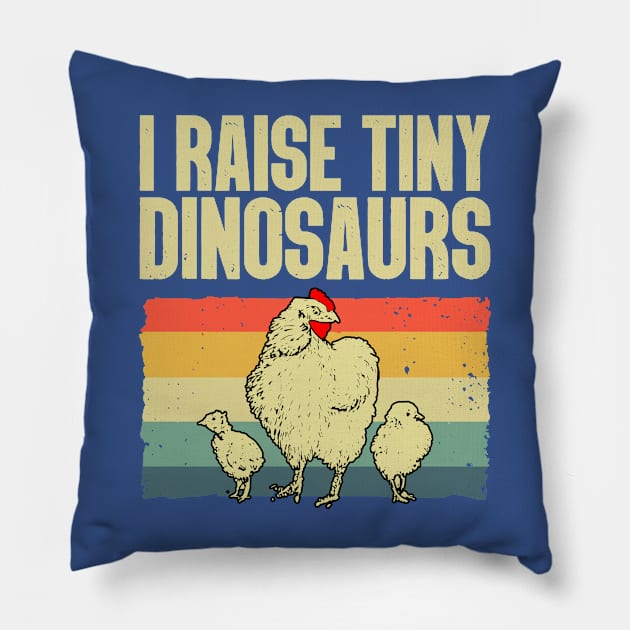 i raise tiny dinosaurs 1 Pillow by AmorysHals