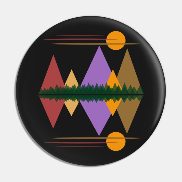 Moon Over The Mountains #4 Pin by RockettGraph1cs