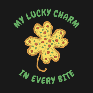 St. Patrick's Day Fast Food Shamrock Pizza Lucky Charm T-Shirt