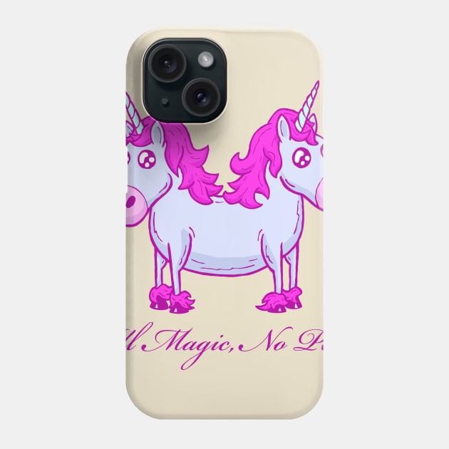 All Magic, No Poop Phone Case by calavara