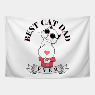 best cat dad ever, cat dad ever, cat daddy, cat lover Tapestry