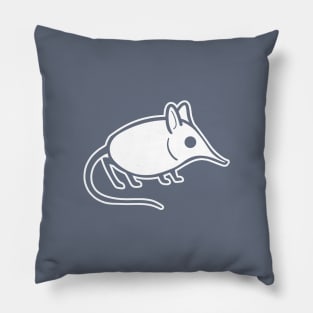 Elephant shrew minimalist design Pillow