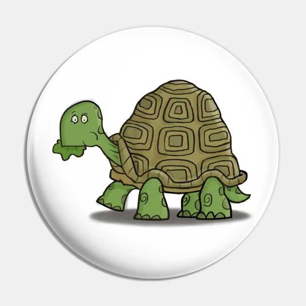 Hungry Tortoise Pin by CarlBatterbee