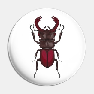 Stag beetle Pin