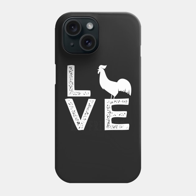 Love Chicken Phone Case by captainmood