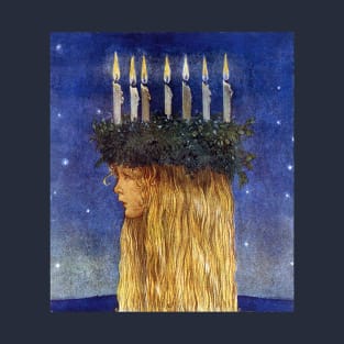 St. Lucia - John Bauer, advent T-Shirt