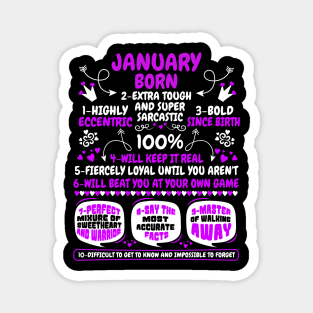 January Born Magnet